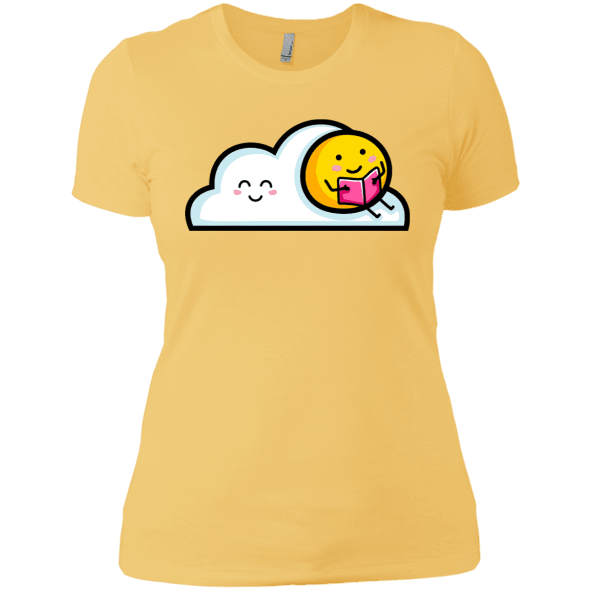 T-Shirts Banana Cream/ / X-Small Kawaii Love Summer Reading Women's Premium T-Shirt