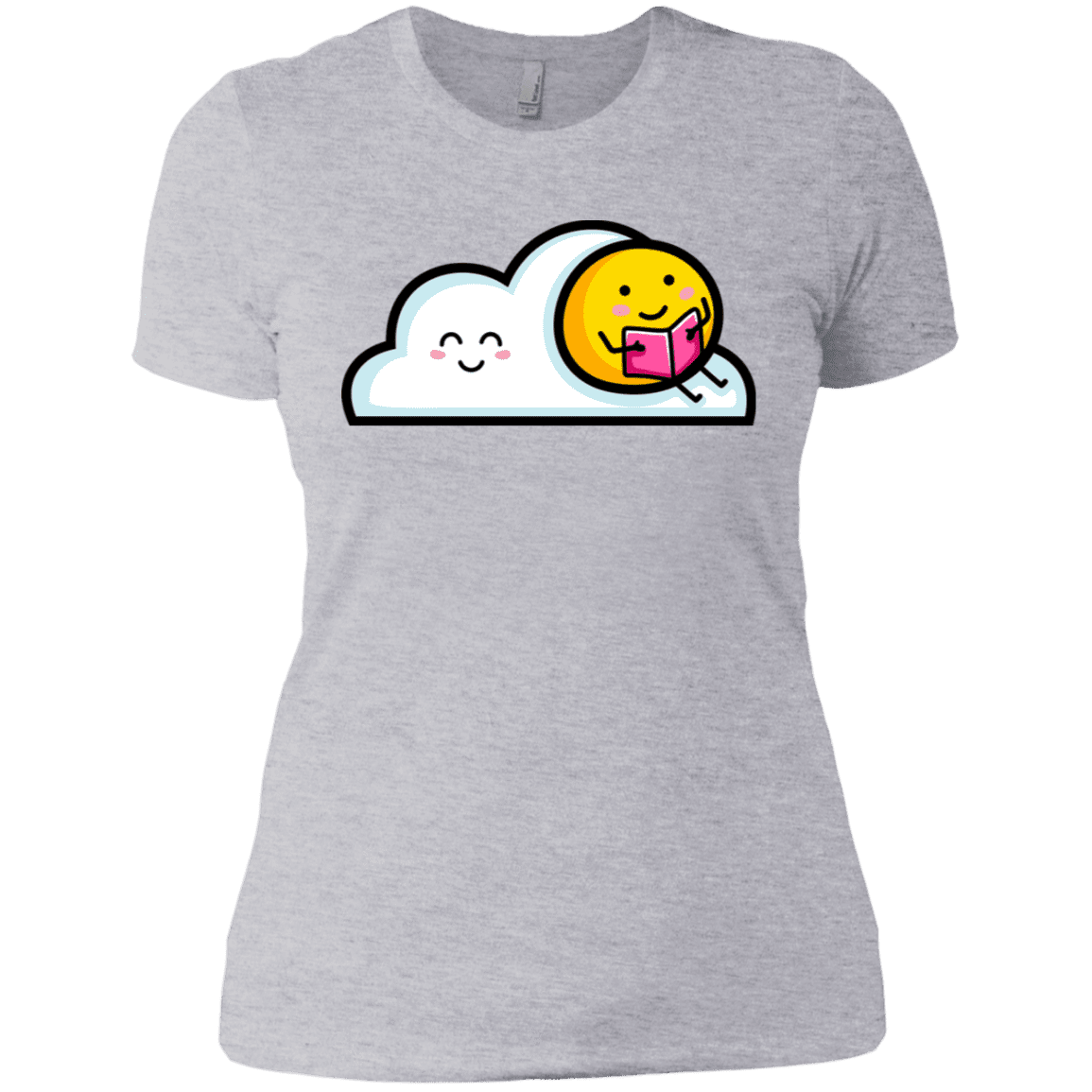 T-Shirts Heather Grey / X-Small Kawaii Love Summer Reading Women's Premium T-Shirt