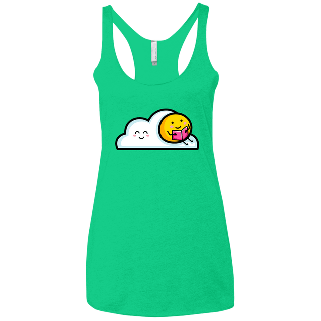 T-Shirts Envy / X-Small Kawaii Love Summer Reading Women's Triblend Racerback Tank