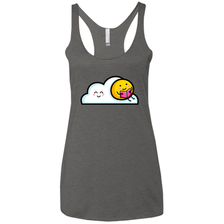 T-Shirts Premium Heather / X-Small Kawaii Love Summer Reading Women's Triblend Racerback Tank