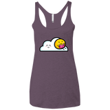 T-Shirts Vintage Purple / X-Small Kawaii Love Summer Reading Women's Triblend Racerback Tank