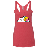 T-Shirts Vintage Red / X-Small Kawaii Love Summer Reading Women's Triblend Racerback Tank