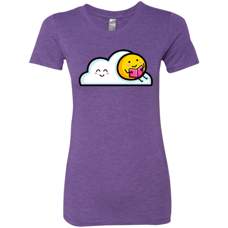 T-Shirts Purple Rush / S Kawaii Love Summer Reading Women's Triblend T-Shirt