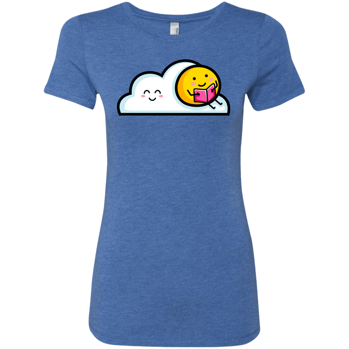 T-Shirts Vintage Royal / S Kawaii Love Summer Reading Women's Triblend T-Shirt