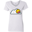 T-Shirts White / S Kawaii Love Summer Reading Women's V-Neck T-Shirt