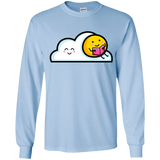 T-Shirts Light Blue / YS Kawaii Love Summer Reading Youth Long Sleeve T-Shirt