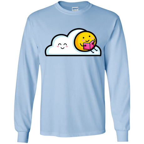T-Shirts Light Blue / YS Kawaii Love Summer Reading Youth Long Sleeve T-Shirt
