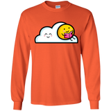 T-Shirts Orange / YS Kawaii Love Summer Reading Youth Long Sleeve T-Shirt
