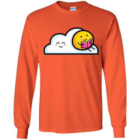 T-Shirts Orange / YS Kawaii Love Summer Reading Youth Long Sleeve T-Shirt
