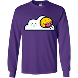 T-Shirts Purple / YS Kawaii Love Summer Reading Youth Long Sleeve T-Shirt