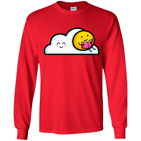 T-Shirts Red / YS Kawaii Love Summer Reading Youth Long Sleeve T-Shirt