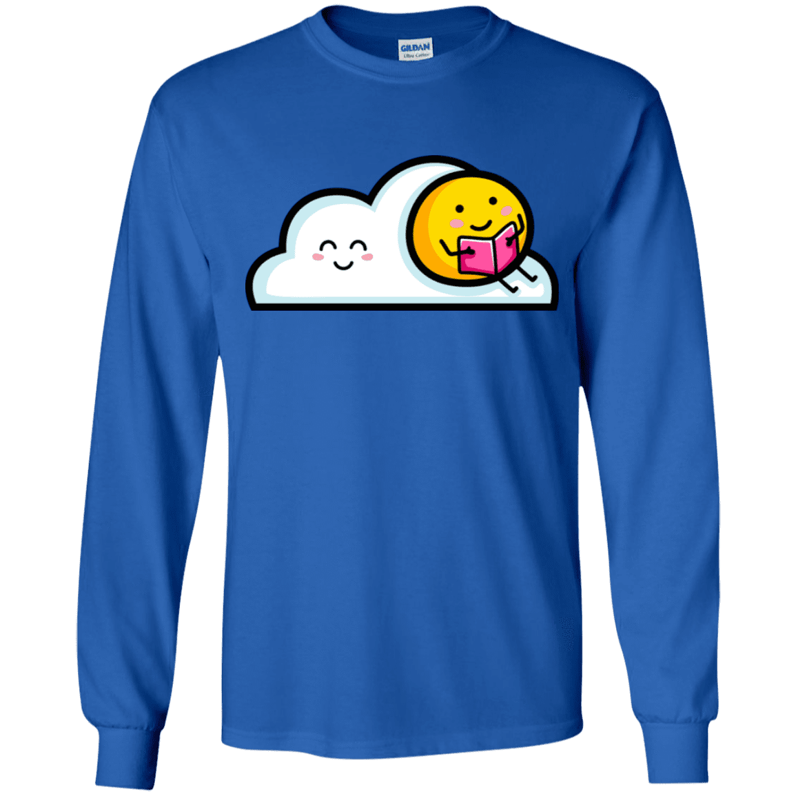 T-Shirts Royal / YS Kawaii Love Summer Reading Youth Long Sleeve T-Shirt