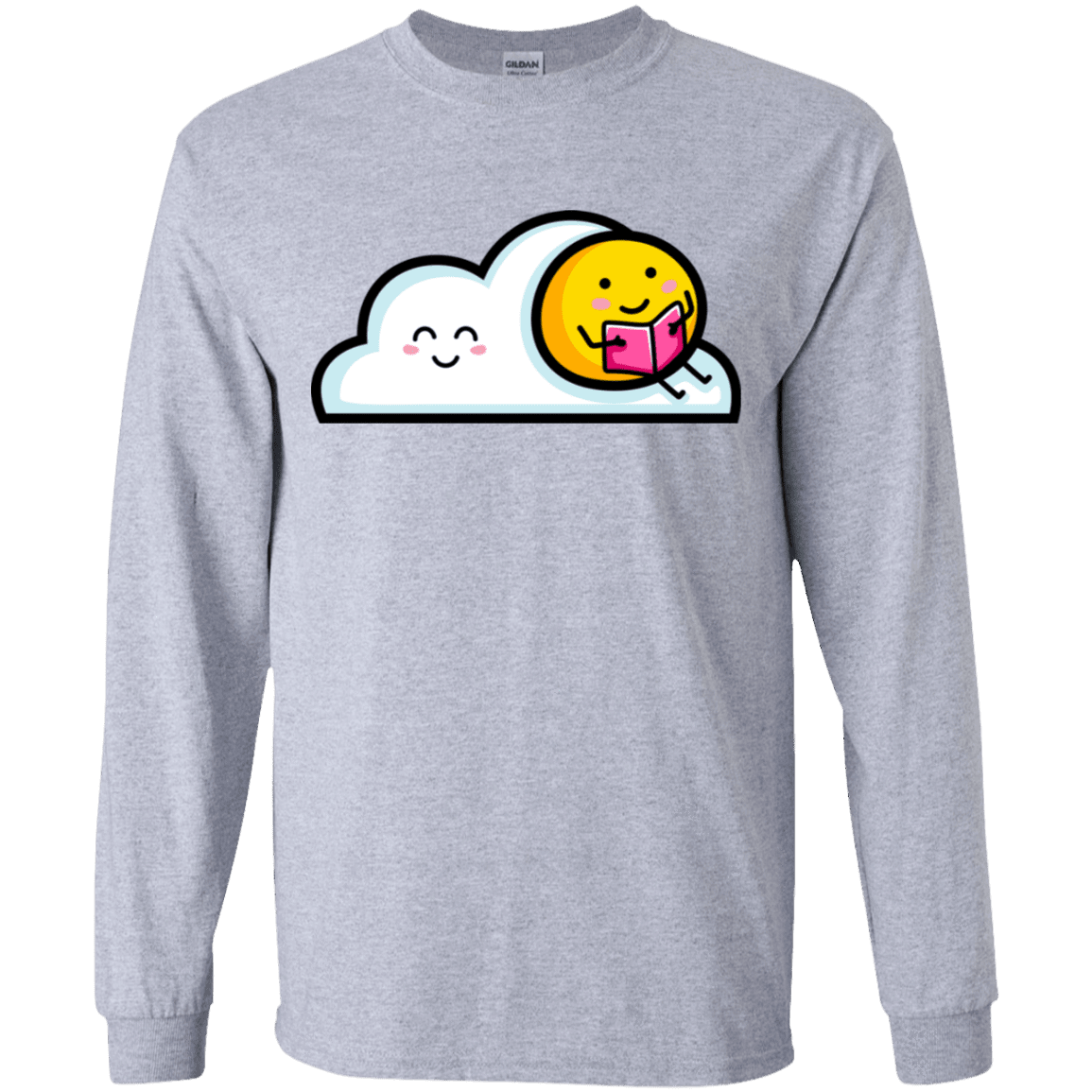 T-Shirts Sport Grey / YS Kawaii Love Summer Reading Youth Long Sleeve T-Shirt
