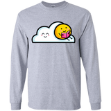 T-Shirts Sport Grey / YS Kawaii Love Summer Reading Youth Long Sleeve T-Shirt