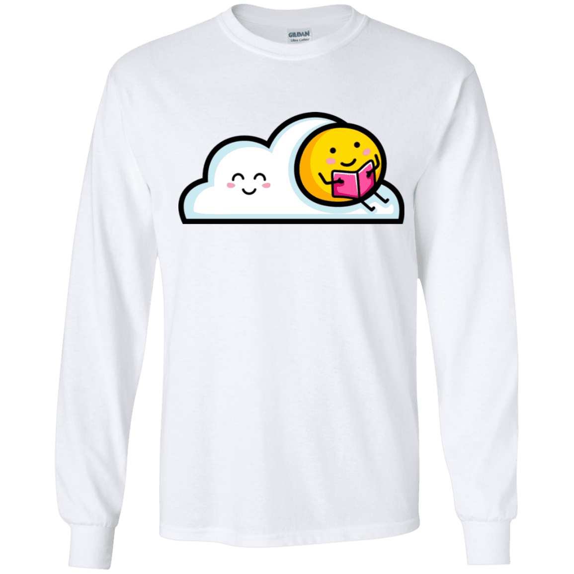 T-Shirts White / YS Kawaii Love Summer Reading Youth Long Sleeve T-Shirt
