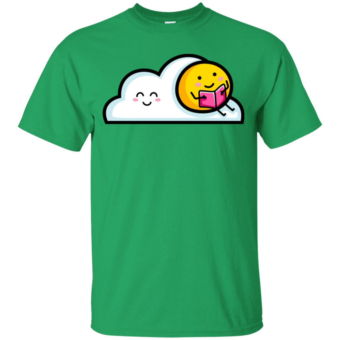 T-Shirts Irish Green / YXS Kawaii Love Summer Reading Youth T-Shirt