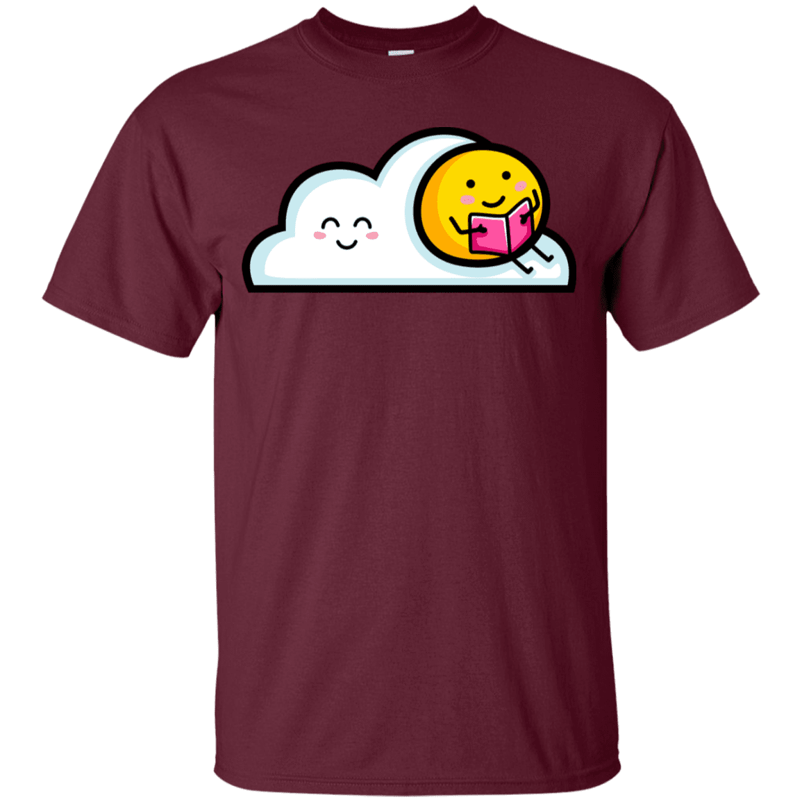 T-Shirts Maroon / YXS Kawaii Love Summer Reading Youth T-Shirt