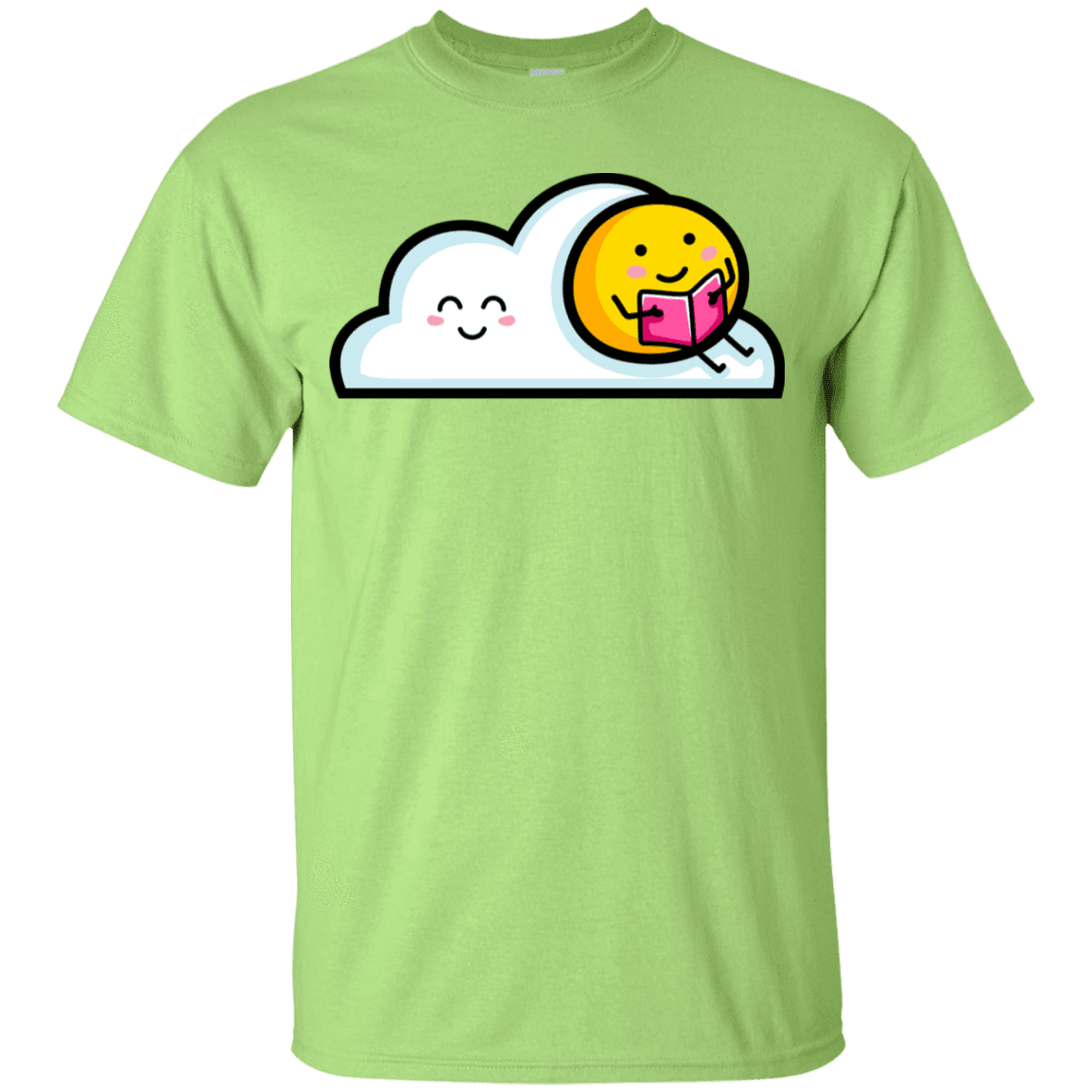 T-Shirts Mint Green / YXS Kawaii Love Summer Reading Youth T-Shirt