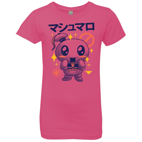 T-Shirts Hot Pink / YXS Kawaii Marshmallow Girls Premium T-Shirt
