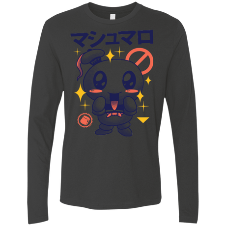T-Shirts Heavy Metal / Small Kawaii Marshmallow Men's Premium Long Sleeve