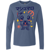 T-Shirts Indigo / Small Kawaii Marshmallow Men's Premium Long Sleeve