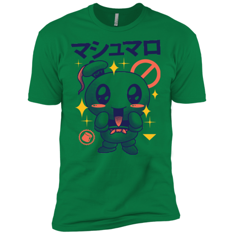 T-Shirts Kelly Green / X-Small Kawaii Marshmallow Men's Premium T-Shirt