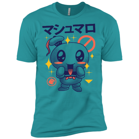 T-Shirts Tahiti Blue / X-Small Kawaii Marshmallow Men's Premium T-Shirt