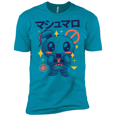 T-Shirts Turquoise / X-Small Kawaii Marshmallow Men's Premium T-Shirt