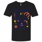 T-Shirts Black / X-Small Kawaii Marshmallow Men's Premium V-Neck
