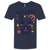 T-Shirts Midnight Navy / X-Small Kawaii Marshmallow Men's Premium V-Neck