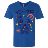 T-Shirts Royal / X-Small Kawaii Marshmallow Men's Premium V-Neck