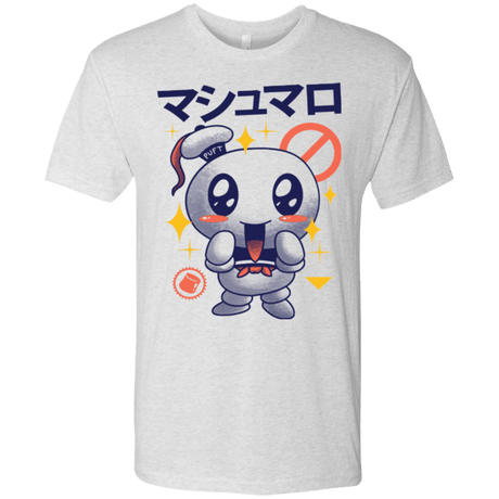 T-Shirts Heather White / Small Kawaii Marshmallow Men's Triblend T-Shirt