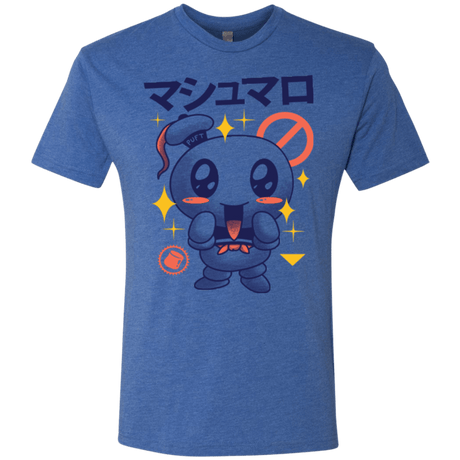 T-Shirts Vintage Royal / Small Kawaii Marshmallow Men's Triblend T-Shirt
