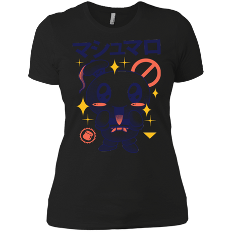 T-Shirts Black / X-Small Kawaii Marshmallow Women's Premium T-Shirt