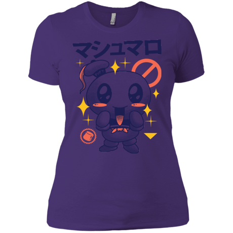 T-Shirts Purple / X-Small Kawaii Marshmallow Women's Premium T-Shirt