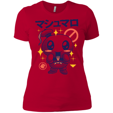 T-Shirts Red / X-Small Kawaii Marshmallow Women's Premium T-Shirt