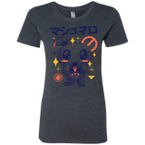 T-Shirts Vintage Navy / Small Kawaii Marshmallow Women's Triblend T-Shirt