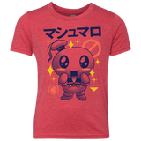 T-Shirts Vintage Red / YXS Kawaii Marshmallow Youth Triblend T-Shirt