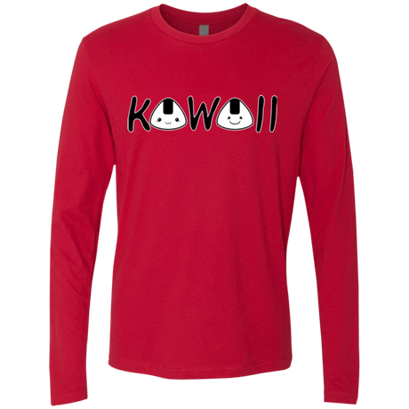 T-Shirts Red / Small Kawaii Men's Premium Long Sleeve