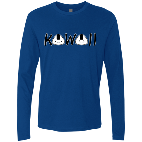 T-Shirts Royal / Small Kawaii Men's Premium Long Sleeve