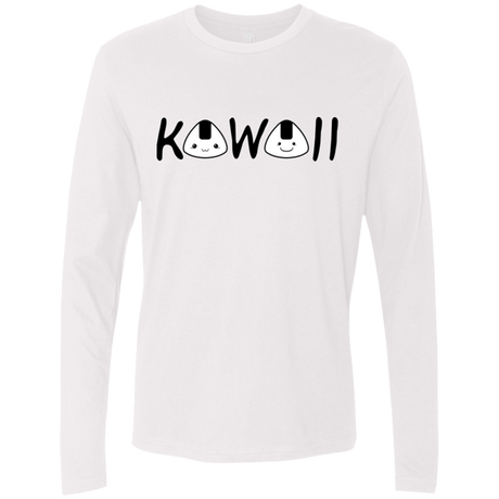 T-Shirts White / Small Kawaii Men's Premium Long Sleeve