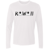 T-Shirts White / Small Kawaii Men's Premium Long Sleeve