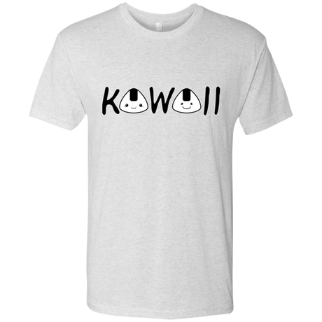 T-Shirts Heather White / Small Kawaii Men's Triblend T-Shirt