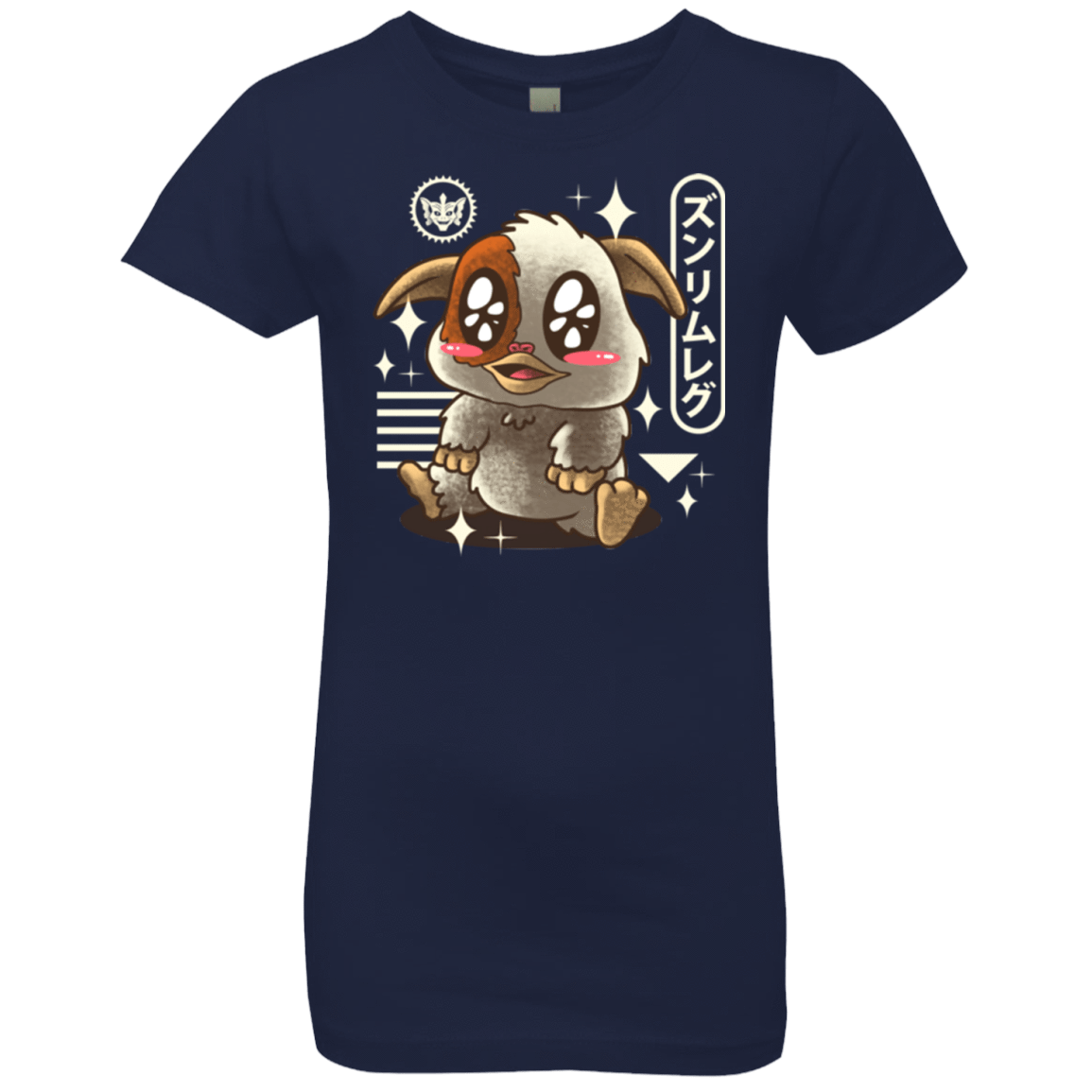 T-Shirts Midnight Navy / YXS Kawaii Mogwai Girls Premium T-Shirt