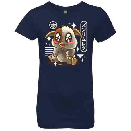 T-Shirts Midnight Navy / YXS Kawaii Mogwai Girls Premium T-Shirt