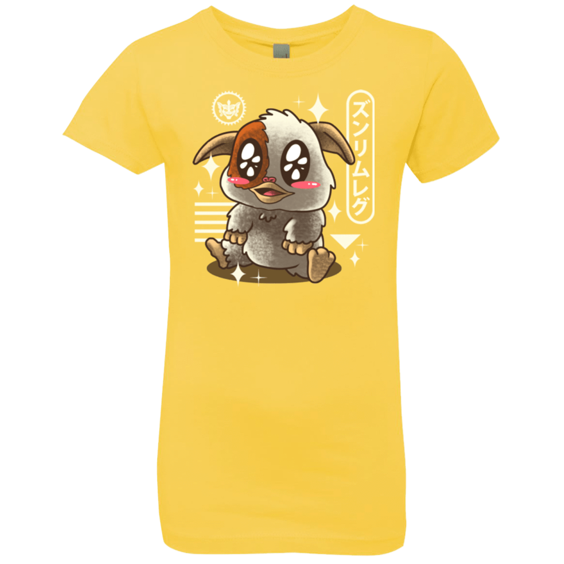 T-Shirts Vibrant Yellow / YXS Kawaii Mogwai Girls Premium T-Shirt