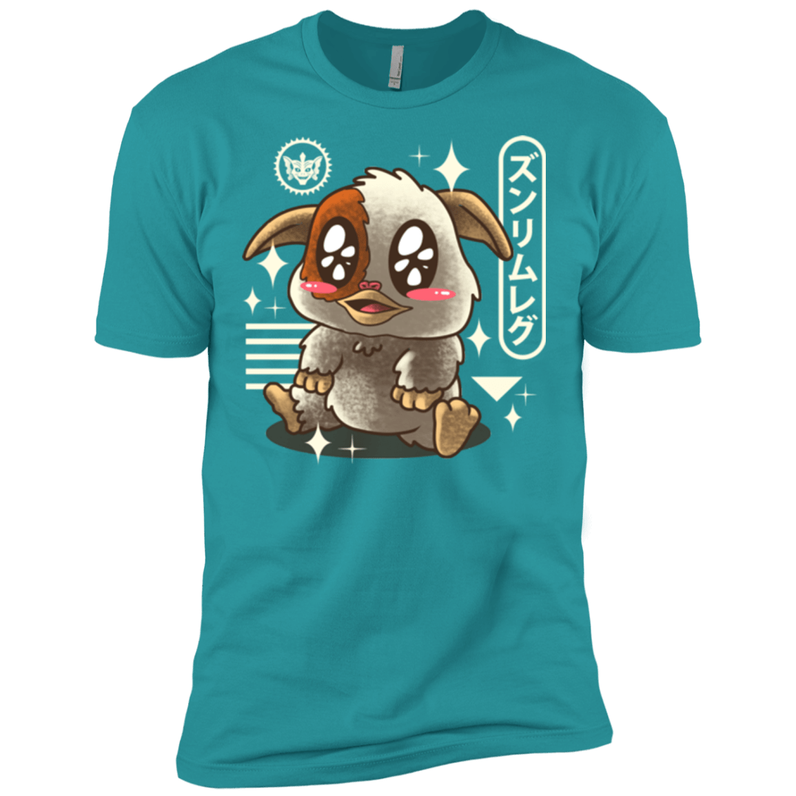 T-Shirts Tahiti Blue / X-Small Kawaii Mogwai Men's Premium T-Shirt