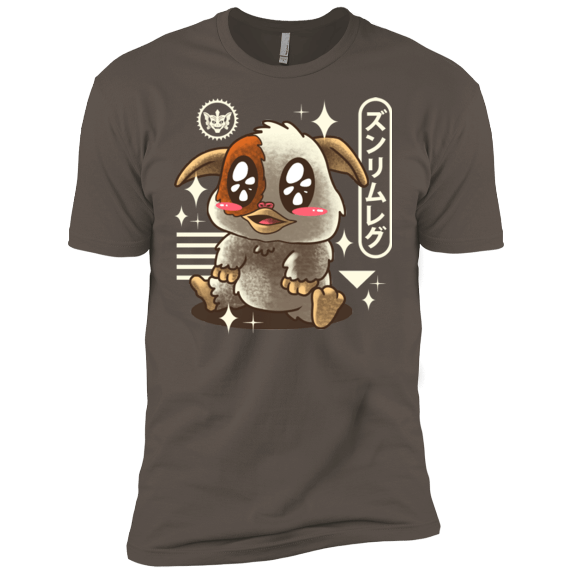 T-Shirts Warm Grey / X-Small Kawaii Mogwai Men's Premium T-Shirt
