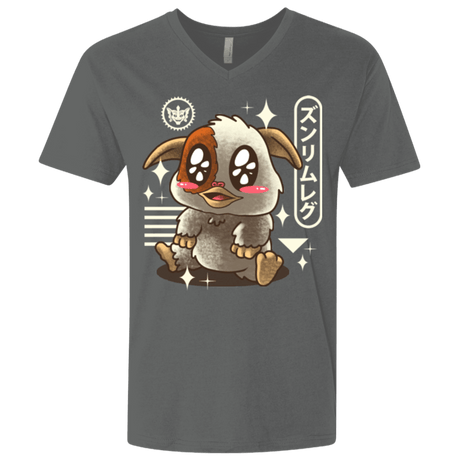 T-Shirts Heavy Metal / X-Small Kawaii Mogwai Men's Premium V-Neck