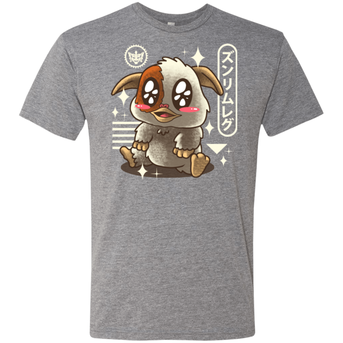 T-Shirts Premium Heather / Small Kawaii Mogwai Men's Triblend T-Shirt